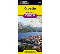 Croatia Adventure Map by National Geographic - Waterproof Travel Map with Roads, Islands, Trails & National Parks - Foldable Map for Dubrovnik, Split ... Map (National Geographic Adventure Map)