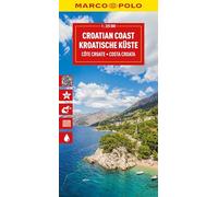 Croatia Coast Marco Polo Map: wegenkaart 1:225.000 (Marco Polo Maps)