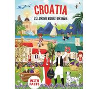 Croatia Coloring Book for kids with facts