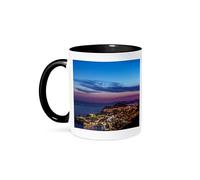 Croatia Dubrovnik Looking Do-Wn On Dubrovnik Old Town at Twilight Mug with Handle Tea Cup Durable Tea Mugs for Beverages Cappuccino Milk 330Ml