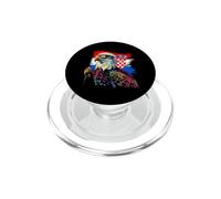 Croatia Flag Eagle Croatian Roots Croatian Pride Heart PopSockets PopGrip for MagSafe