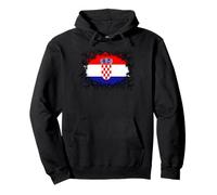 Croatia Flag Graphic Pullover Hoodie