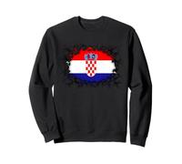 Croatia Flag Graphic Sweatshirt