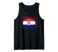 Croatia Flag Graphic Tank Top
