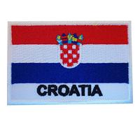 Croatia Flag Patch Croatian Iron On Sew On Badge Clothes Embroidered Applique