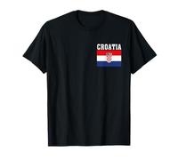 Croatia Flag Patriotic National Roots Souvenir T-Shirt