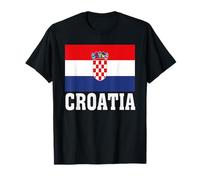 Croatia Flag Patriotic National Roots Souvenir T-Shirt