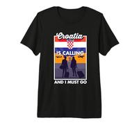 Croatia is Calling and I Must Go Travel Croatia Premium T-Shirt