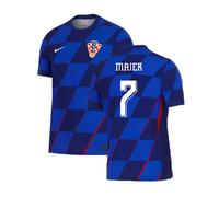 Croatia Men's 2024 - 2025 Away Shirt - Majer 7 in Blue | Size: Medium Croatia Blue M