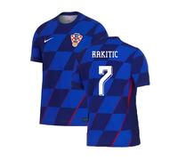 Croatia Men's 2024 - 2025 Away Shirt - Rakitic 7 in Blue | Size: Medium Croatia Blue M