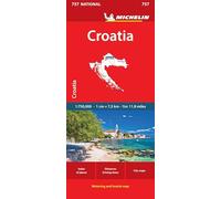 Croatia - Michelin National Map 757 (Michelin Maps, 757)