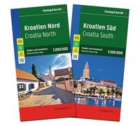 Croatia North and South Map Pack - 2 map set: 2 map set - Road and Leisure Map