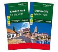 Croatia North and South Map Pack - 2 map set: 2 map set - Road and Leisure Map