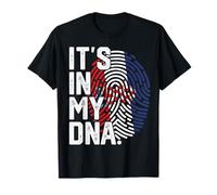 Croatia Roots Flag Fingerprint Graphic Patriotic T-Shirt