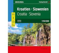 Croatia - Slovenia atl.sp.: Straßenatlas mit Spiralbindung