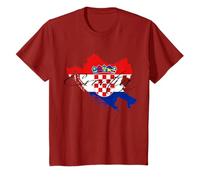 Croatia tshirt, Croatian map, Croatia shirts for women T-Shirt
