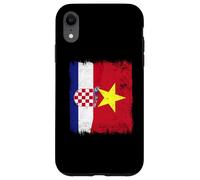 Croatia Vietnam Half Flag Croatian Vietnamese History Case for iPhone XR