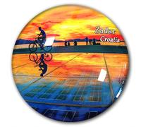 Croatia Zadar Fridge Magnet Refrigerator Stickers Decorative Magnet Travel Souvenir Glass