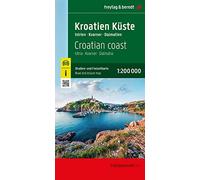 Croatian Coast Road and Leisure Map - Istria, Kvarner, Dalmatia