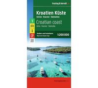 Croatian Coast Road and Leisure map: Istria - Kvarner - Dalmatia