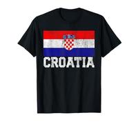 Croatian Croatia Flag National Pride Family Roots Country T-Shirt
