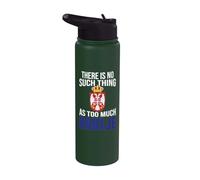 Croatian Drinking Bottle Too Much Rakije Rakija Stainless Steel Insulated Water Bottle