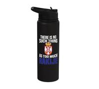 Croatian Drinking Bottle Too Much Rakije Rakija Stainless Steel Insulated Water Bottle