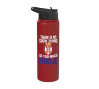Croatian Drinking Bottle Too Much Rakije Rakija Stainless Steel Insulated Water Bottle