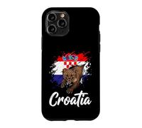 Croatian Flag Marten Burst Hrvatska Pride Design Case for iPhone 11 Pro