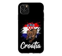 Croatian Flag Marten Burst Hrvatska Pride Design Case for iPhone 11 Pro Max
