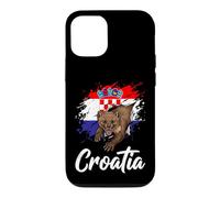 Croatian Flag Marten Burst Hrvatska Pride Design Case for iPhone 12/12 Pro