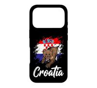 Croatian Flag Marten Burst Hrvatska Pride Design Case for iPhone 17 Pro