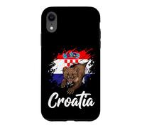 Croatian Flag Marten Burst Hrvatska Pride Design Case for iPhone XR