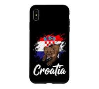 Croatian Flag Marten Burst Hrvatska Pride Design Case for iPhone XS Max