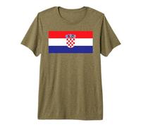 Croatian Flag of Croatia Premium T-Shirt
