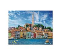 Croatie, Italy，Jigsaw Puzzles for Adults 1000 Piece Jigsaw Puzzles for Adult Educational Game Challenge Toy 1000 Pieces Puzzle for Adults Kids.Educational Games Home Decoration（75x50cm）-D68