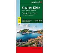 Croatian Coast Road and Leisure Map - Istria, Kvarner, Dalmatia