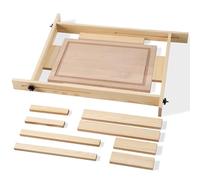 CroBlissful Juice Groove Router Jig with 8 Spacers Adjustable Juice Groove Jig for Cutting Board Up to 22 x 29 inches Easy to Use Wooden Router Guide for Making Square Recesses of Cutting Board