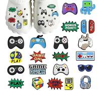 Croc Charms Gaming - 22PCS Croc Charms, Funny Croc Charms, DIY Croc Accessories, croc charms boys, Gaming Croc Charms,Fun Shoe Decorations for Boys,Gaming Shoe Clips for Hole Shoes,Cartoon Shoe Charms