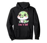 Croc 'n' Roll Cute Crocodile Funny Kawaii Alligator Pullover Hoodie