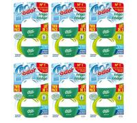 Croc Odor Fridge Deodoriser Twin Pack x 6 - Eliminates Unwanted Fridge Smells - Long-Lasting & Food Safe - Twin Pack for Continuous Freshness with Welari Thank You Card | (6 Pack)