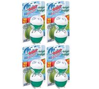 Croc Odor Twin Fridge Freshener Pack of 8, Deodoriser, Neutralise, Odour Eliminator 33 g
