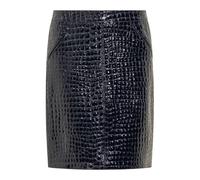 Croc Print Skirt - female - Tom Ford - Leather Skirts - Blue - S - Skirts S