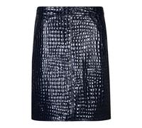 Croc Print Skirt - female - Tom Ford - Leather Skirts - Blue - S - Skirts S