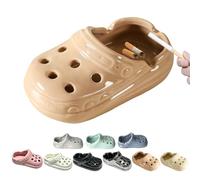 Croc Shaped Ashtray, Cute Ashtray, Croc Ashtray, Creative Clogs Ceramic Cigarette Ashtray, Cute Tabletop Portable Smokeless Ashtrays (Coffee)