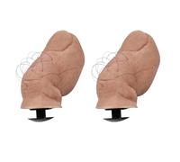 Croc Toes Charms, Funny Big Toe Shoe Charm with Hairy for Croc, Hilarious Realistic Toes Charms, DIY Mini 3D Stereoscopic Toe Croc Accessories for Adults Kids Party Birthday Gifts (2PCS)