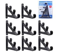 Croch 4 Pairs Fishing Rod Wall Rack Horizontal Mounted on Ceiling Wall -Space Saving Organizer For Fishing Rod, Hiking Poles,Ski Poles,Hokey Sticks