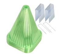Croche for Plants, Garden Plant Protectors, 50 Pcs Transparent Reusable Plant Protectors Cloche | Plant Protection Covers with 50 Ground Nails for Planting Tools, Garden, Landscaping Projects