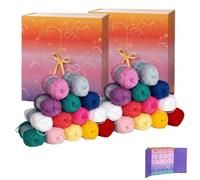 Crochet Advent Calendar 2025, Yarn Advent Calendar 2025, craft advent calendar 2025, DIY Christmas Countdown Craft Kit, 25 Day DIY Craft Countdown Christmas Advent Calendars Gift for Crocheters