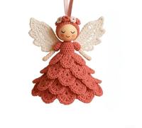 Crochet Angel Ornament Kit for Christmas DIY Crafting - Beginner Friendly with Step by Step Instructions Included(5)